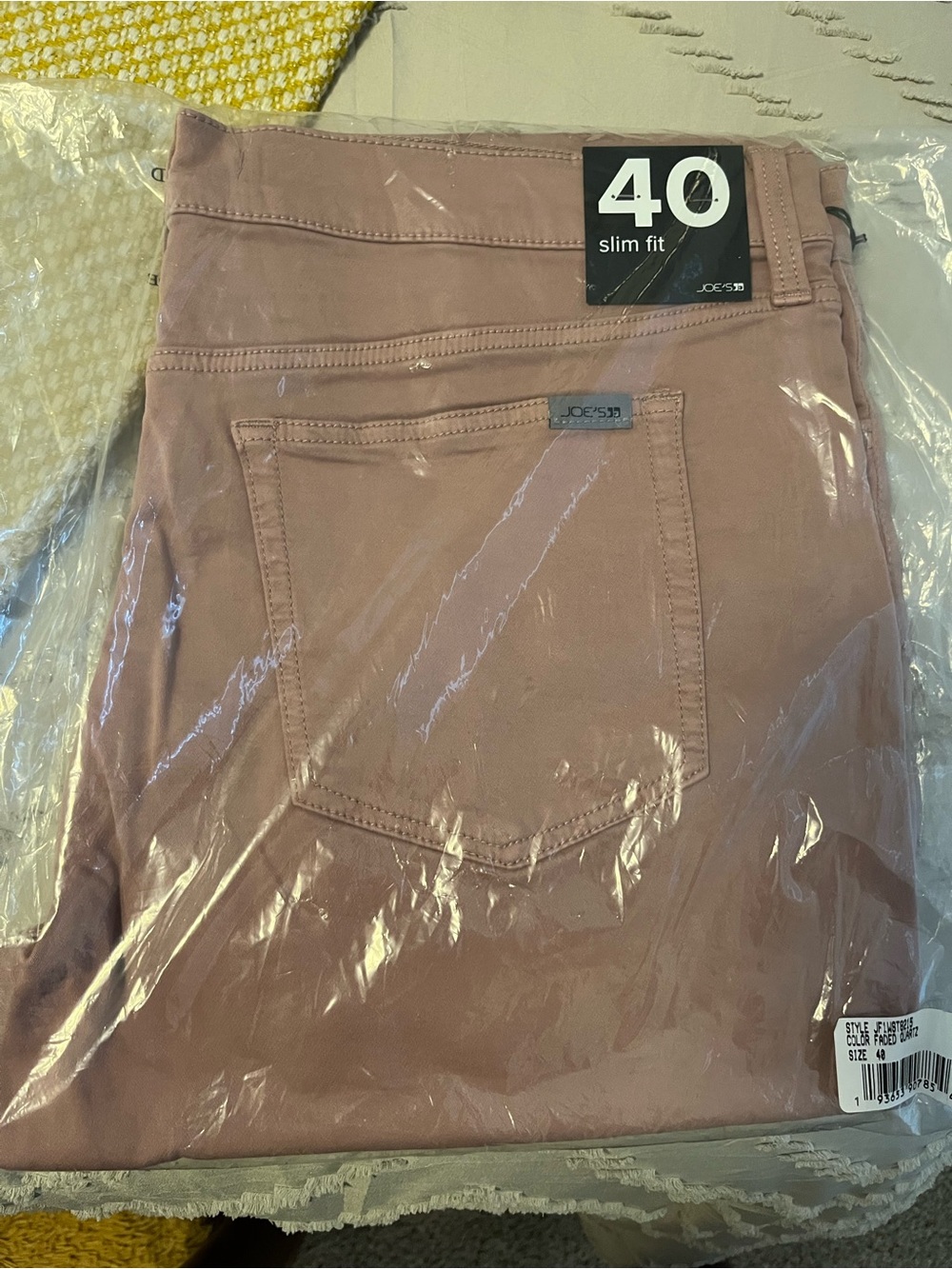 Joe's Jeans Slim Fit Pink Jeans